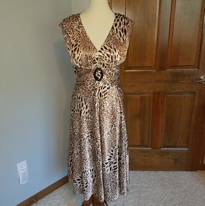 Animal print dress